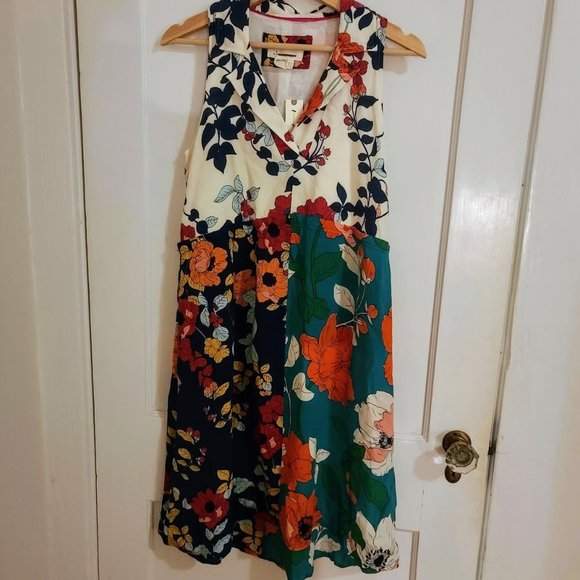 Anthropologie Dinah Collared Halter Tunic dress NWT 4 - Picture 3 of 3